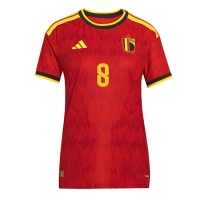 Belgien Youri Tielemans #8 Hemmatröja Dam VM 2026 Kortärmad